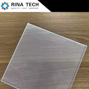 Rina Tech 10mm thickness High-Homogeneity Optical LGP Carving lines Luminescent process for Double-Sided Advertising Display - Product Image 4