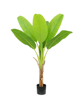 Arbre bananier artificiel en PVC en pot pour l'aménagement intérieur de la maison et des hôtels - Décoration écologique