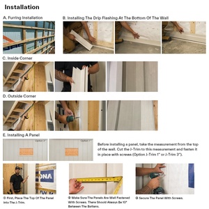 Revêtement mural <span class=keywords><strong>métallique</strong></span> à lattes <span class=keywords><strong>de</strong></span> 12 pouces, <span class=keywords><strong>prix</strong></span> usine, <span class=keywords><strong>prix</strong></span> abordable - Product Image 5