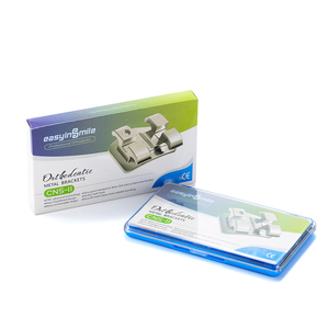 Fornitura di fabbrica staffa <span class=keywords><strong>CNC</strong></span> ortodontico Mini metallo staffe Roth 022 con 3.4.5 gancio - Product Image 1