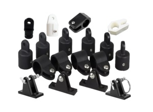 Nylon Marine Bimini Top 90 Degree Deck Hinges Base W/Bolt Hinge Mount Fitting Ship Kayak <b>Yacht</b> Boat Hardware Accessories Deck Mo - Product Image 6
