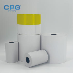 Rouleau de papier thermique personnalisé BPS gratuit 57x40mm 65gsm pour caisse de supermarché et transactions de détail - Product Image 1