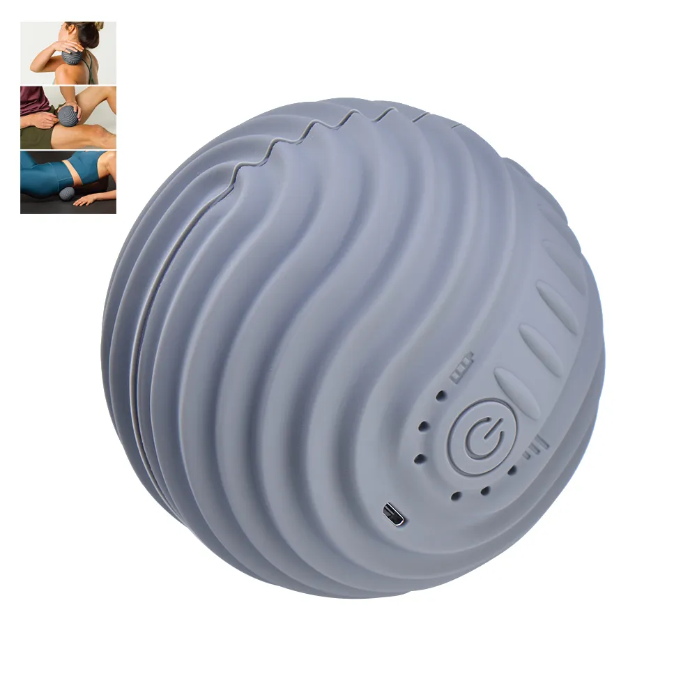 Bola de massagem vibratória para relaxamento corporal, musculação, treino, fitness, rolo de espuma, oferta de 1 unidade