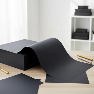 Papel de Pizarra Negro de Alta Calidad de Fábrica, 787*1092mm, Papel para Tarjetas de Felicitación, 889*1194mm - Product Image 1