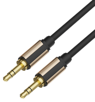Cable de Audio Estéreo de 3.5mm Macho a Macho, Conector Chapado en Oro, Material de PVC, Sonido de Alta Fidelidad para Teléfono, Computadora, Automóvil, Escáner de Código de Barras