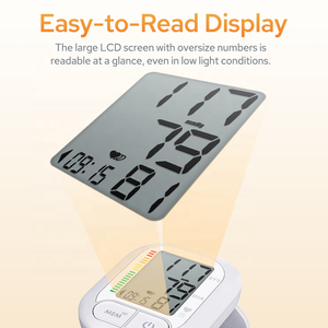 TRANSTEK-Tensiomètre électronique rechargeable pour poignet, tensiomètre bluetooth avec brassard - Product Image 2