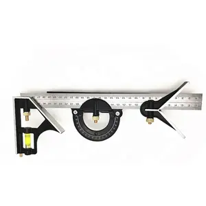 Multi-function 300mm Combination Angle Ruler Square Ruler Stainless Steel Measuring Tool