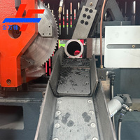 Scie circulaire CNC JinFeng CNC80 7,5 kW à vitesse variable, coupe de barres rondes jusqu'à 80 mm pour la fabrication métallique et le traitement par lots