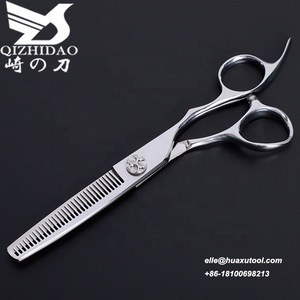 HA-S12 Bambú de <span class=keywords><strong>la</strong></span> manija de 440C Barber tijeras de <span class=keywords><strong>corte</strong></span> de pelo adelgazamiento tijeras <span class=keywords><strong>peluquería</strong></span> tijeras - Product Image 4