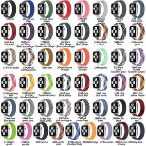 Montre connectée BOORUI à succès – Bracelet tressé étanche avec fermoir déployant simple 38mm 40mm 42mm <span class=keywords><strong>44mm</strong></span> - Product Image 1
