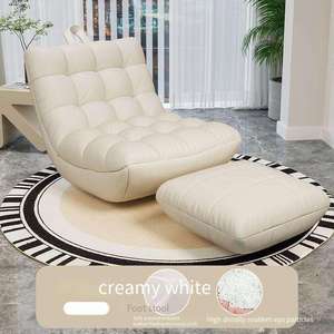 Canapé moderne et confortable, canapé de détente, canapé chenille, pouf pour salon, tatami, balcon, fauteuil de salon - Product Image 6
