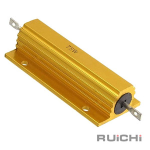 Ruichi rx24 0.1r-10k 5% 5W 10W 25W 50W 75W 100W 150W 200W 300W 500W 1000W vàng vỏ nhôm điện trở - Product Image 5