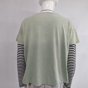 T-shirt da Uomo in Cotone Slub Personalizzata di Alta Qualità, Lavata e Trattata con Esposizione al Sole - Product Image 5