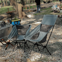 Petite chaise pliante d'extérieur portable en forme de lune, tabouret de pêche, chaise de peinture artistique, chaise de plage respirante pour pique-nique, camping