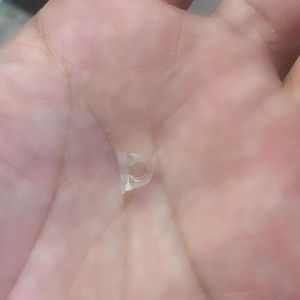 1000 Buah 7Mm Bantalan Jaminan Plastik Liontin Bulat Transparan Pemegang Plastik DIY Kalung Perhiasan Tidak Terlihat Liontin Jimat Kait - Product Image 4