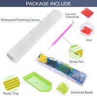 Kit de Peinture Diamant 5D Personnalisé LS – Paysage Marin Estival Écologique avec Arbre et Océan – Décoration Murale