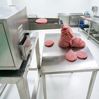 Mesin Pembentuk Patty Hamburger Mesin Pembuat Pie Daging