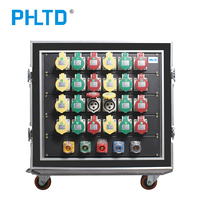 PHLTD Intérieur et extérieur étanche à l'eau et à la poussière multifonctionnel de haute qualité boîte de prise de scène noire flight case distro flight case cabinet