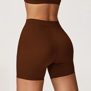 Pantalon de fitness respirant à haute élasticité pour femmes Leggings de yoga taille haute à motif solide pour femmes - Product Image 4