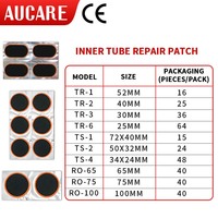 Tambalan Ban 52mm/40mm/30mm/25mm Vulkanisir Sendiri Daya Rekat Kuat untuk Penggunaan Peralatan Bengkel Ban