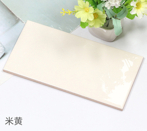 Hiện đại 10x20 tráng men gốm ốp tường dải dài màu tinh khiết cho nhà bếp Nhà hàng Trung tâm mua sắm biệt thự trường nền tường - Product Image 5