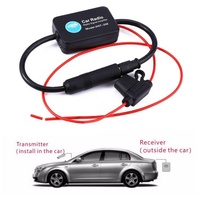 Antenne radio active universelle pour véhicule SW-26040702 SUGNALWELL, amplificateur d'antenne de voiture verticale, 12-24V 50 25DBI, installation facile