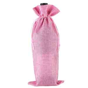 Nouveaux produits en gros pour la fête de Noël : Sacs à vin et champagne écologiques personnalisés à prix abordable pour bouteille unique - Product Image 5
