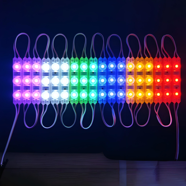 IP68 Waterproof 6313 DC12V Module LED 3led Outdoor Billboard logo Patch 2835 Module 1.5W White LED Module Light 3000K 6000K Red