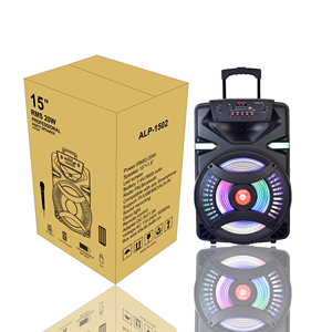 Altavoz Profesional <span class=keywords><strong>de</strong></span> Audio RTS <span class=keywords><strong>de</strong></span> 15 Pulgadas con Bajos Potentes, Caja <span class=keywords><strong>de</strong></span> Sonido con Ruedas para Exteriores, Altavoz para Fiestas - Product Image 5