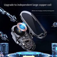 Caricatore Wireless Magnetico per Auto DENIXI, Personalizzabile, 15W, Rotazione a 360 Gradi, Antiurto, Utilizzo con Una Mano