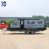 CAMPTRL Caravane de voyage portable et légère, style moderne, économique, pour le camping familial et professionnel en extérieur