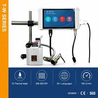 Impresora TIJ, Máquina Automática de Impresión de Códigos de Fecha, Impresora de Inyección de Tinta en Línea de Alta Resolución