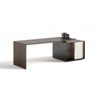 Vente en gros d'ensemble de tables à café et à thé en bois de style Kung Fu chinois moderne pour la négociation de bureau et la réception mobilier de maison