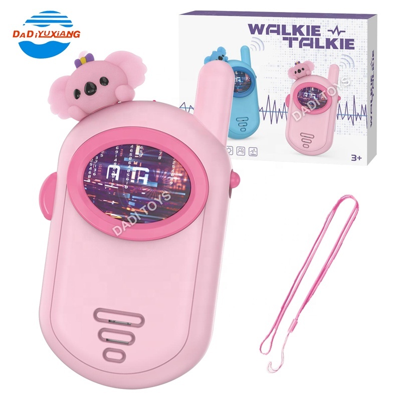 Bleu 2 pièces, pink Talkie-Walkie Vidéo Enfant Sans Fil Jouet Caméra Portable Communication Audio Visuelle Parent-Enfant Extérieur - Jeux - Jouets