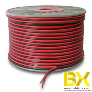 Cable flexible de cobre trenzado con aislamiento de PVC, plano, rojo y negro, de 1.5 mm, para cableado eléctrico. - Product Image 3