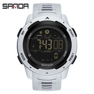 Montres pour hommes Sanda Brand 2145, sportives, avec podomètre, compteur de calories, étanches à 50 m, montre digitale à LED pour garçon et homme, Reloj Relogio Masculino - Product Image 4
