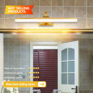 Lumière moderne de miroir de salle de bains Design élégant pour l'illumination de vanité Applique murale minimaliste de chambre à coucher Applique murale de chevet à LED - Product Image 2