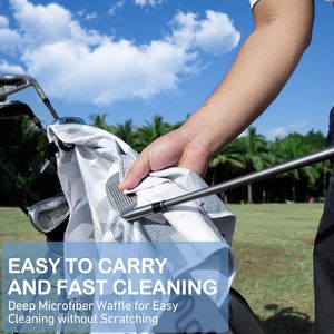 Toalla de Golf Magnética Personalizada para Hombres y Mujeres, Toalla de Golf de Microfibra con Imán Reforzado - Product Image 3