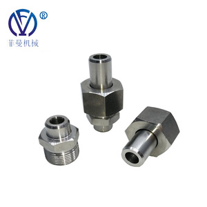 Raccord de tuyauterie hydraulique soudé en acier inoxydable Feman 304, type droit, pour usage industriel - Product Image 4