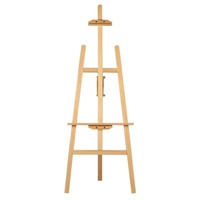 Chevalet en bois de hêtre massif réglable en hauteur 90/120/150/175 cm, chevalet portable pour la peinture artistique et le dessin, pour enfants, adultes, artistes