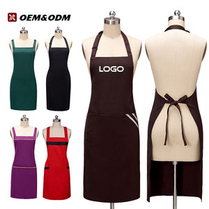 Tabliers de <span class=keywords><strong>travail</strong></span> en gros personnalisables avec logo brodé pour restaurant, cuisine, <span class=keywords><strong>serveur</strong></span>, avec doubles poches, réglables et imperméables - Product Image 1