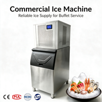 Commerciële Sneeuwvlokken IJskruimelsmachine 900kg Per Dag CE Grote Opbrengst 400kg Bak Energiebesparend voor Buffet Restaurant Koffieshop
