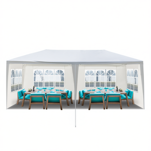 DB Outdoor Party <b>Tent</b> 10x20 Ft Waterproof Oxford Canopy With 4 Sidewalls For Wedding Patio <b>Gazebo</b> - Product Image 1