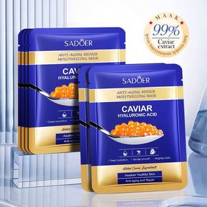 Mascarilla Facial Reparadora Antiarrugas de Caviar Orgánico OEM, Belleza, Ácido Hialurónico, Hidratante, Cuidado de la Piel, Cosméticos - Product Image 6