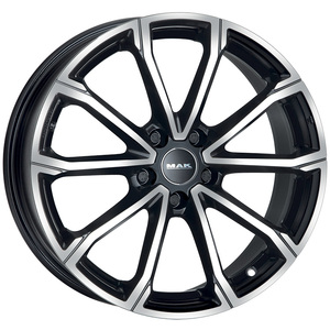 DaVinci กระจกสีดำ7,5J18 Et51 5X112 Cb57,1ล้ออัลลอยสำหรับรถกระบะ & SUV MAK โมเดล F7580BRBM51VE6X - Product Image 1