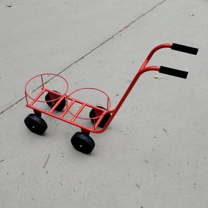 Multifunctionele tuin oogstkar gegalvaniseerd stalen frame 2-wiel 4-wiel modellen voor fruitpluk - Product Image 3