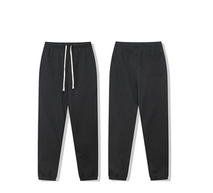 <span class=keywords><strong>Pantaloni</strong></span> Jogger <span class=keywords><strong>in</strong></span> Cotone Terry Pesante da Uomo <span class=keywords><strong>con</strong></span> Coulisse e Laccetti alla Caviglia, Stile Casual Streetwear, Personalizzabili - Product Image 4