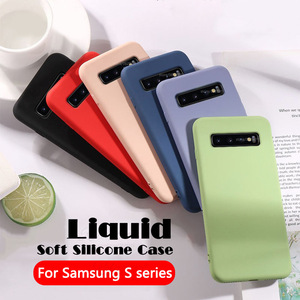 Custodia protettiva per <span class=keywords><strong>cellulare</strong></span> in Silicone liquido morbido per <span class=keywords><strong>Samsung</strong></span> S20 Plus Ultra Note 10 S10 - Product Image 2