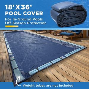 Couverture de sécurité d'hiver personnalisée de haute qualité pour <span class=keywords><strong>piscine</strong></span> couverture de <span class=keywords><strong>piscine</strong></span> souterraine extérieure étanche couverture de <span class=keywords><strong>bâche</strong></span> en PVC - Product Image 5
