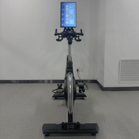 Bicicleta de Spinning Comercial con Pantalla Giratoria HD de 21.5'', Sistema de Resistencia Magnética, para Gimnasio y Uso Doméstico, Bicicleta de Ejercicio para Interiores